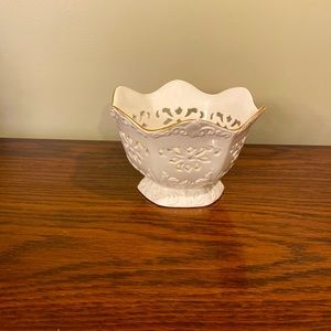 Vintage Lenox ivory decorative bowl.
